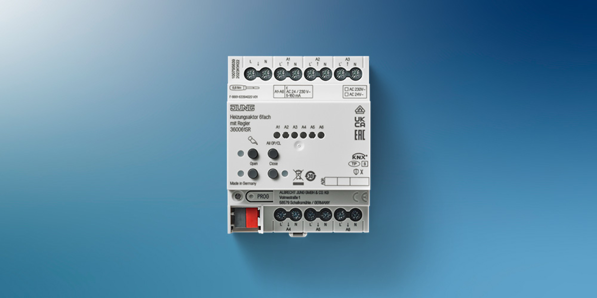 KNX Heizungsaktor 6-fach bei Elektro Hess GmbH & Co. KG in Sachsen bei Ansbach