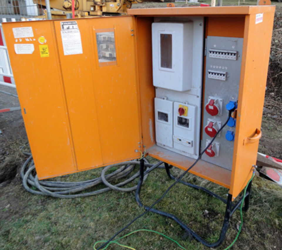 Baustromkasten bei Elektro Hess GmbH & Co. KG in Sachsen bei Ansbach