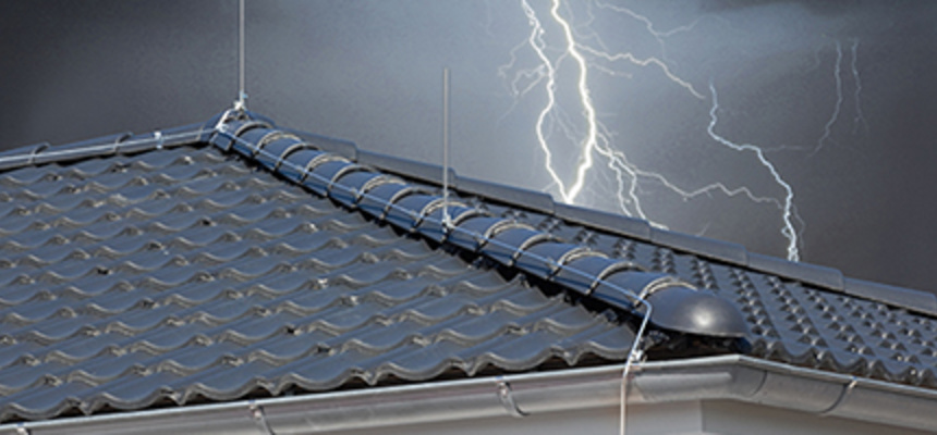 Äußerer Blitzschutz bei Elektro Hess GmbH & Co. KG in Sachsen bei Ansbach